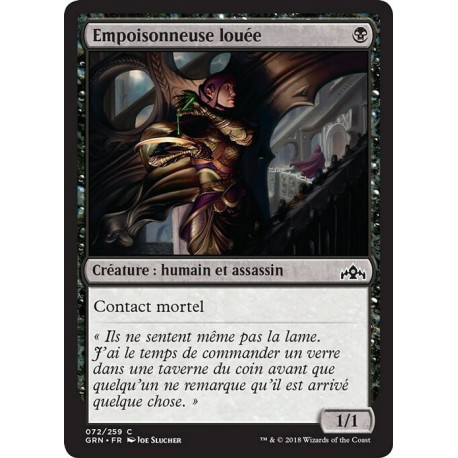 (Foil) Noire - Empoisonneuse louée (C) [GRN]