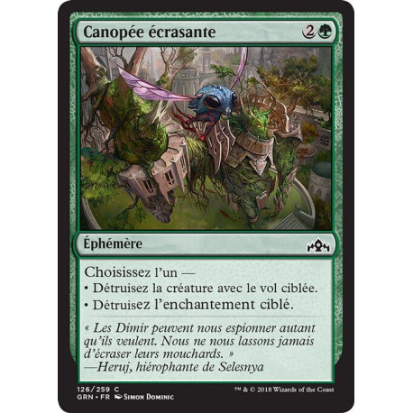 (Foil) Verte - Canopée écrasante (C) [GRN]