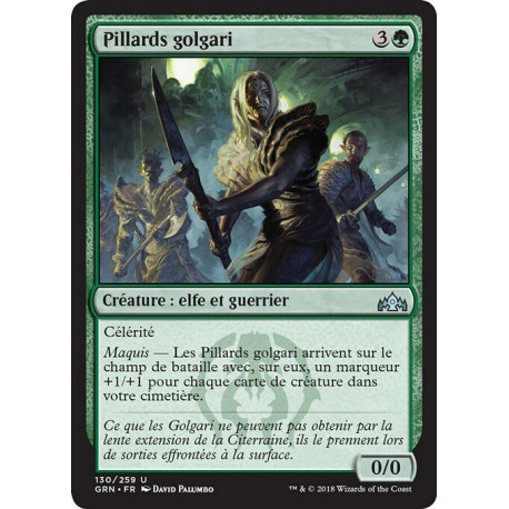 (Foil) Verte - Pillards golgari (U) [GRN]