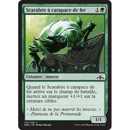 (Foil) Verte - Scarabée à carapace de fer (C) [GRN]
