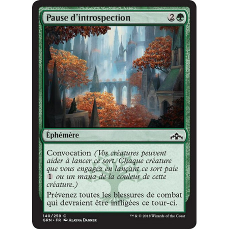 (Foil) Verte - Pause d'introspection (C) [GRN]