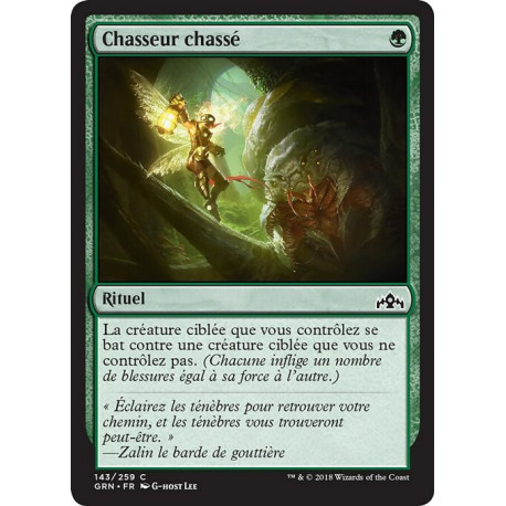 (Foil) Verte - Chasseur chassé (C) [GRN]