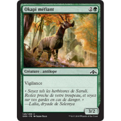 (Foil) Verte - Okapi méfiant (C) [GRN]