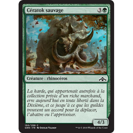 (Foil) Verte - Cératok sauvage (C) [GRN]