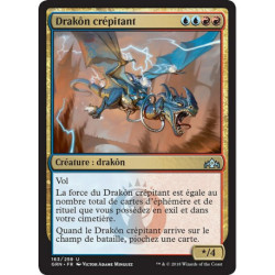 (Foil) Multicolore - Drakôn crépitant (U) [GRN]