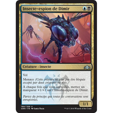 (Foil) Multicolore - Insecte-espion de Dimir (U) [GRN]
