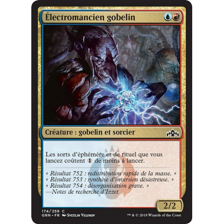 (Foil) Multicolore - Électromancien gobelin (C) [GRN]