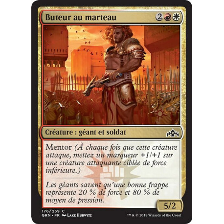 (Foil) Multicolore - Buteur au marteau (C) [GRN]