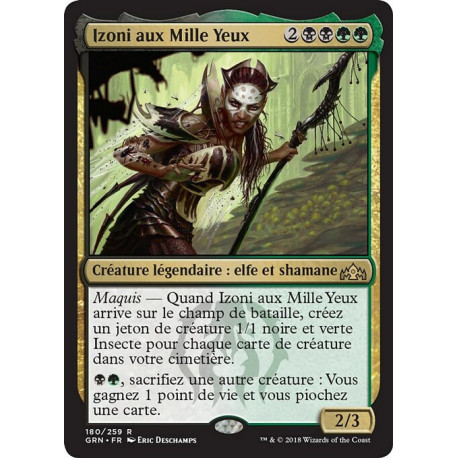 (Foil) Multicolore - Izoni aux Mille Yeux (R) [GRN]