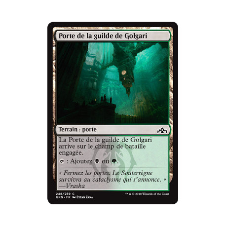(Foil) Terrain - Porte de la guilde de Golgari (V1) (C) [GRN]