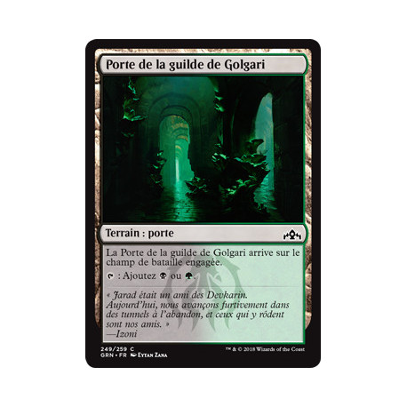 (Foil) Terrain - Porte de la guilde de Golgari (V2) (C) [GRN]