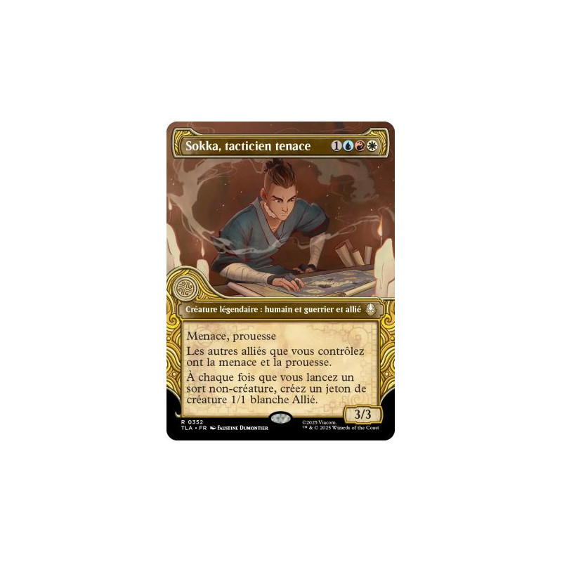 Tenace Box Magic The Gathering - Sokka, tacticien tenace (V2, Elemental Frame ...
