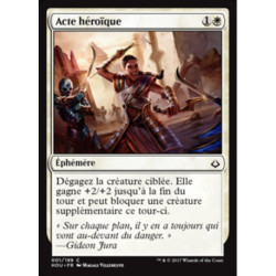 (Foil) Blanche - Acte héroïque (C) [HOU]