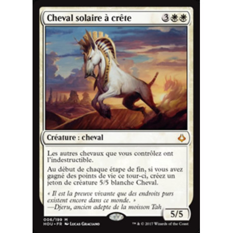 (Foil) Blanche - Cheval solaire à crête (M) [HOU]