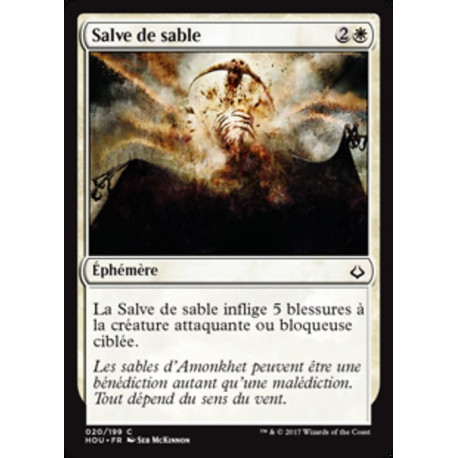 (Foil) Blanche - Salve de sable (C) [HOU]