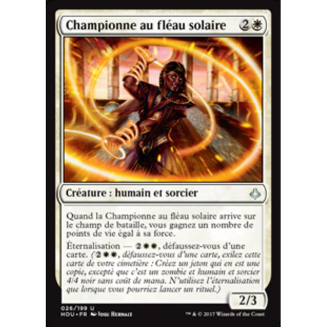 (Foil) Blanche - Championne au fléau solaire (U) [HOU]