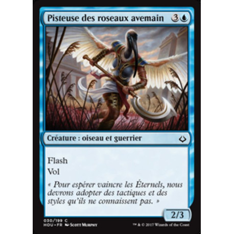 (Foil) Bleue - Pisteuse des roseaux avemain (C) [HOU]