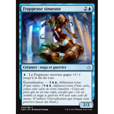 (Foil) Bleue - Frappeuse sinueuse (U) [HOU]