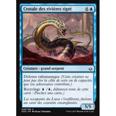 (Foil) Bleue - Crotale des rivières tigré (C) [HOU]