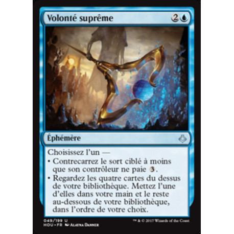 (Foil) Bleue - Volonté suprême (U) [HOU]