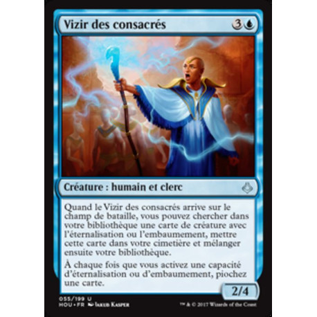 (Foil) Bleue - Vizir des consacrés (U) [HOU]