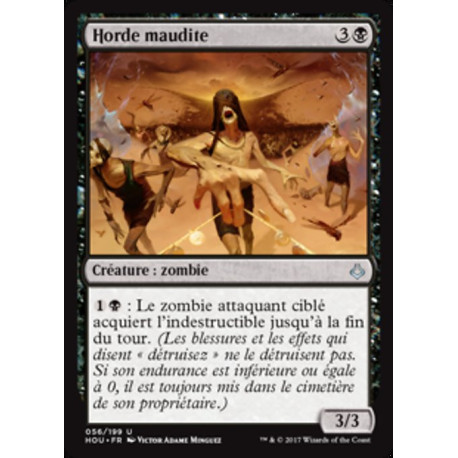 (Foil) Noire - Horde maudite (U) [HOU]