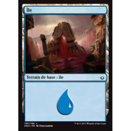 (Foil) Terrain - Île (V3) (L) [HOU]