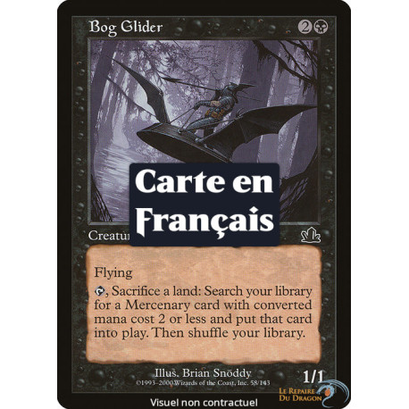 (Foil) Noire - Planeur des marécages (C) [PR]