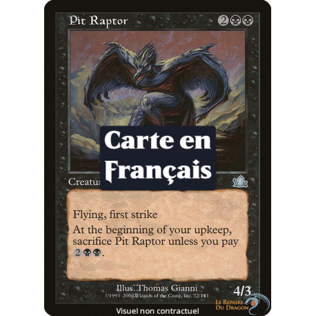 (Foil) Noire - Rapace des abîmes (U) [PR]