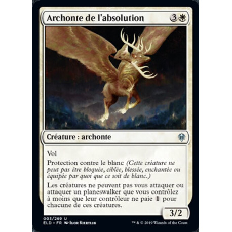 (Foil) Blanche - Archonte de l'absolution (U) [ELD]