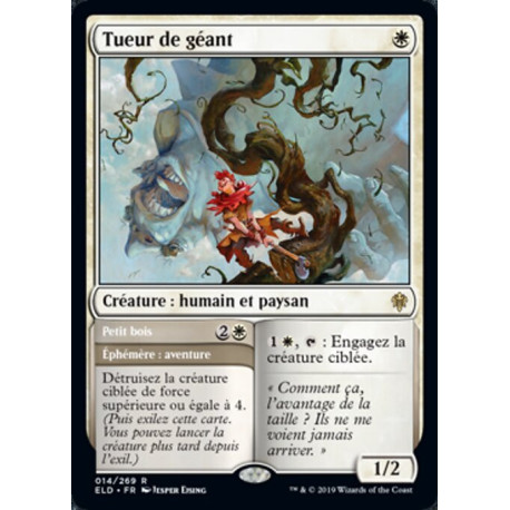 (Foil) Blanche - Tueur de géant // Petit bois (R) [ELD]