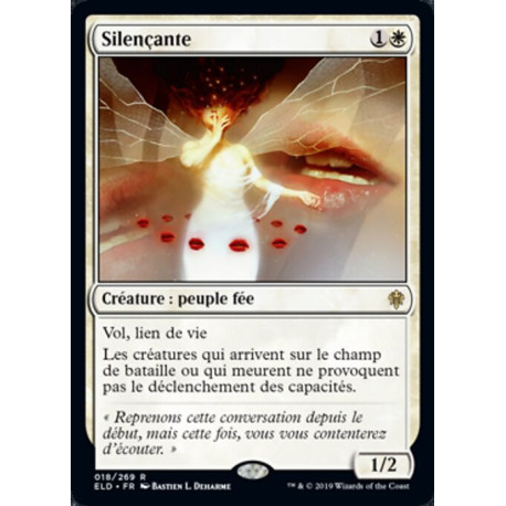 (Foil) Blanche - Silençante (R) [ELD]