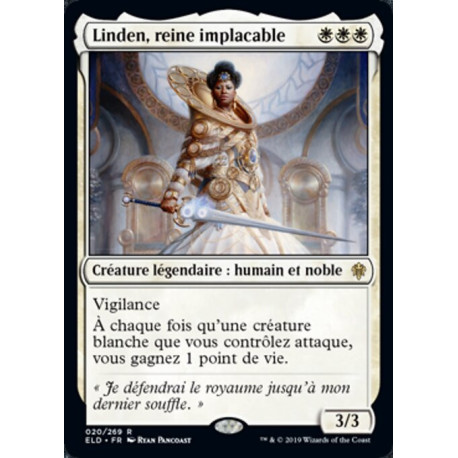 (Foil) Blanche - Linden, reine implacable (R) [ELD]