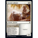 (Foil) Blanche - Licorne solitaire // Cavalière dans le besoin (C) [ELD]