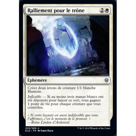 (Foil) Blanche - Ralliement pour le trône (U) [ELD]