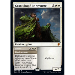 (Foil) Blanche - Géant drapé de royaume // Dévêtir (M) [ELD]