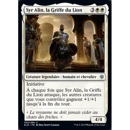 (Foil) Blanche - Syr Alin, la Griffe du Lion (U) [ELD]