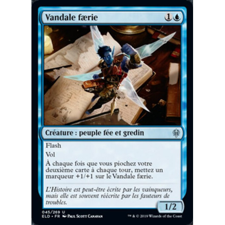 (Foil) Bleue - Vandale færie (U) [ELD]