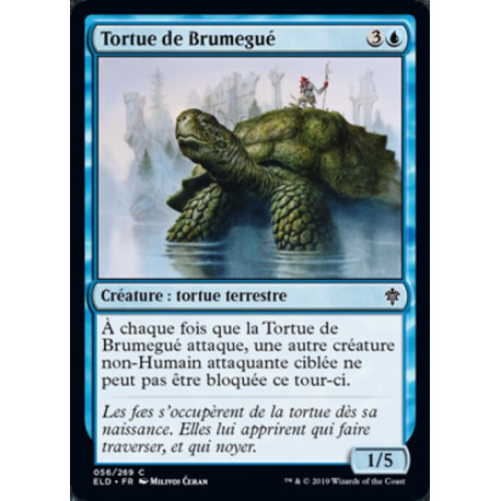 (Foil) Bleue - Tortue de Brumegué (C) [ELD]
