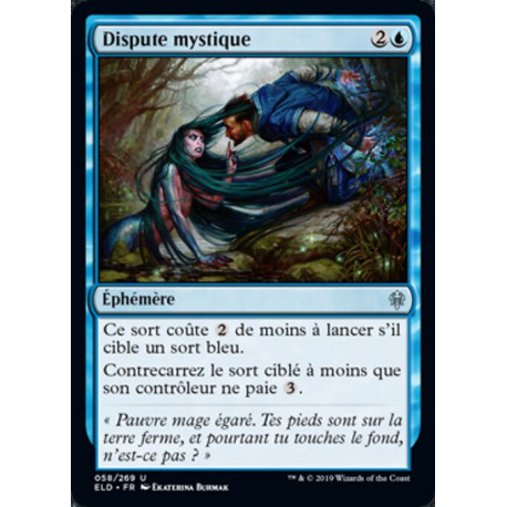 (Foil) Bleue - Dispute mystique (U) [ELD]