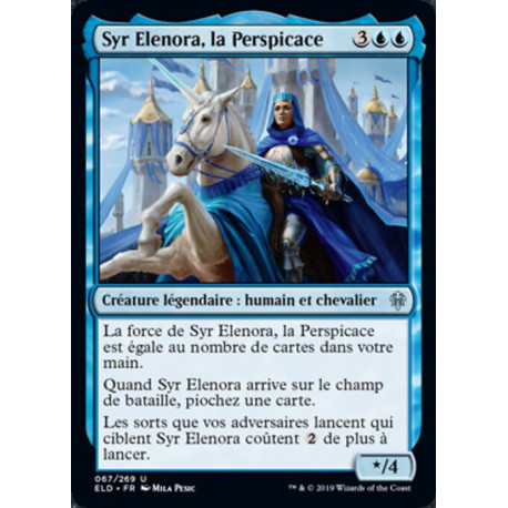 (Foil) Bleue - Syr Elenora, la Perspicace (U) [ELD]