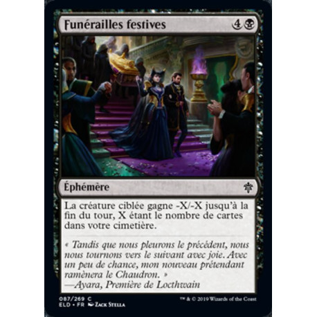 (Foil) Noire - Funérailles festives (C) [ELD]