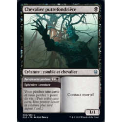 (Foil) Noire - Chevalier putrefondrière // Perspicacité profane (U) [ELD]