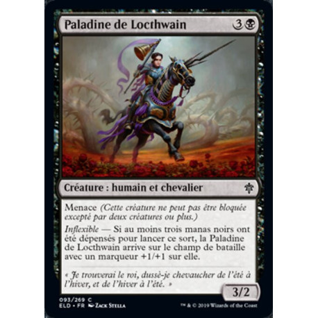 (Foil) Noire - Paladine de Locthwain (C) [ELD]