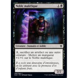 (Foil) Noire - Noble maléfique (C) [ELD]