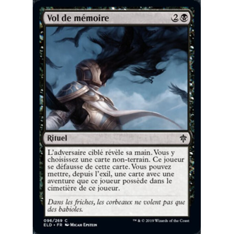 (Foil) Noire - Vol de mémoire (C) [ELD]