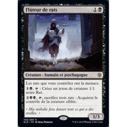 (Foil) Noire - Flûteur de rats (R) [ELD]