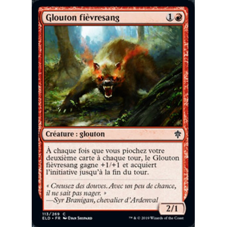 (Foil) Rouge - Glouton fièvresang (C) [ELD]
