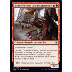 (Foil) Rouge - Instructeur de la Cour incandescente (U) [ELD]