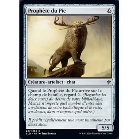 (Foil) Incolore - Prophète du Pic (C) [ELD]